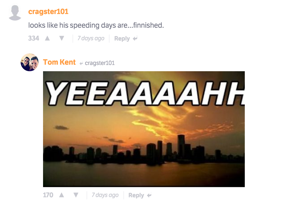 The 10 Best Comments On CT Last Week