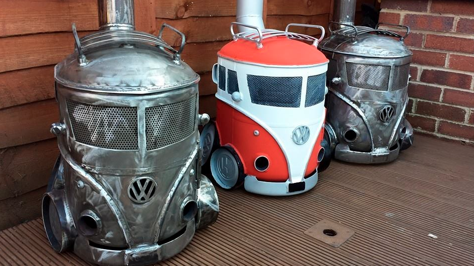 These VW Campervan Log Burners Are The Hottest Things You Can Buy Right Now 