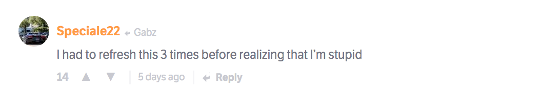 The 10 Best Comments On CT Last Week