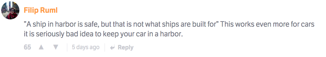 The 10 Best Comments On CT Last Week