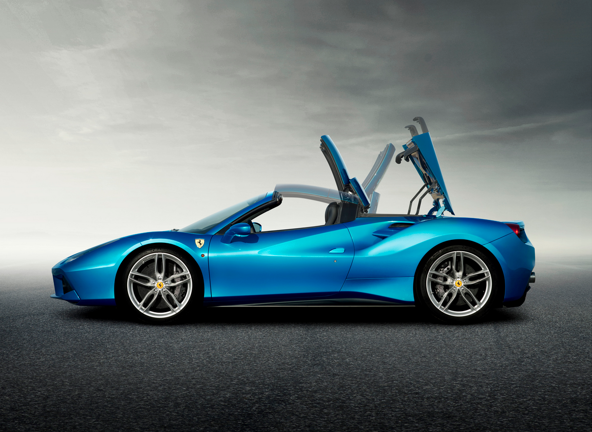 Say Hello To The Ferrari 488 Spider, The GTB's Sexy Drop Top Cousin 