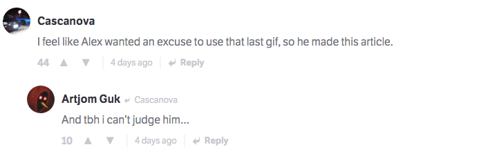 The 10 Best Comments On CT Last Week