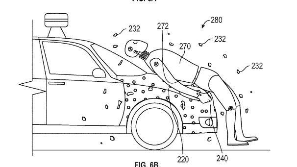 Google Wants To Build Sticky Bodywork To Make Running People Over Safer