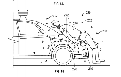 Google Wants To Build Sticky Bodywork To Make Running People Over Safer