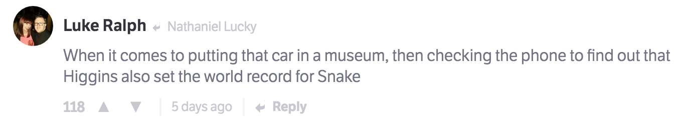 The 10 Best Comments On CT Last Week