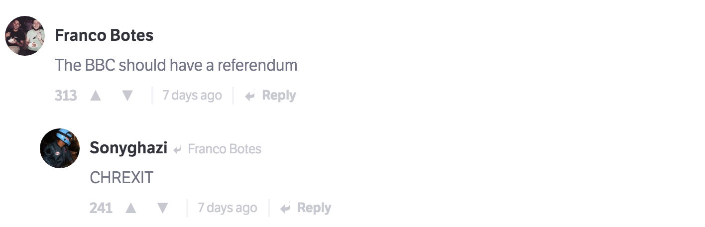 The 10 Best Comments On CT Last Week
