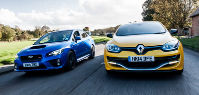 We recently took a Megane RS out to battle the WRX STI; could FWD keep tabs with AWD?