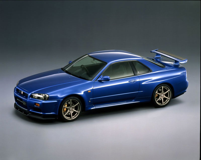 R34 GT-Rs were among those imported