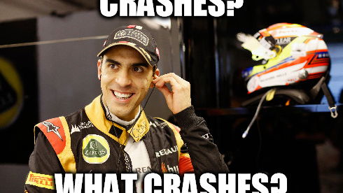 All Of Pastor Maldonado's Crashes And Fails From The 2014 F1 Season