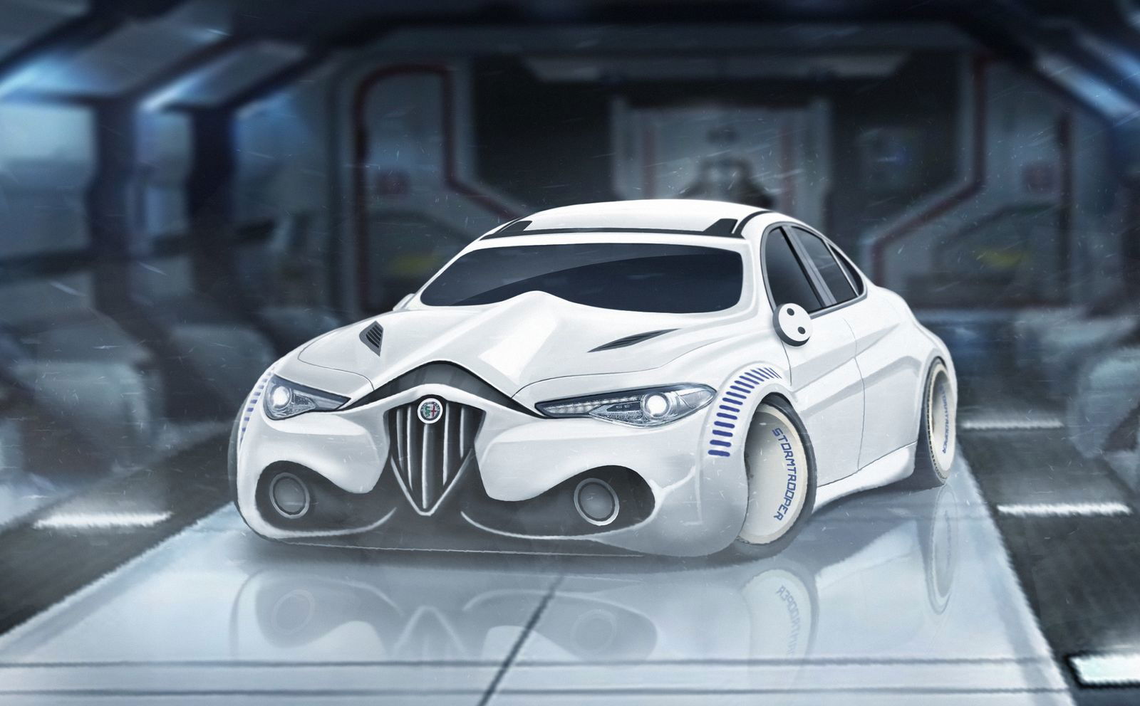 If The Characters From Star Wars Drove Modded Cars, Here's How They'd Look