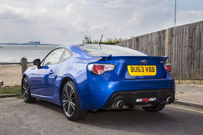 The BRZ sitting pretty after reaching journey's end 