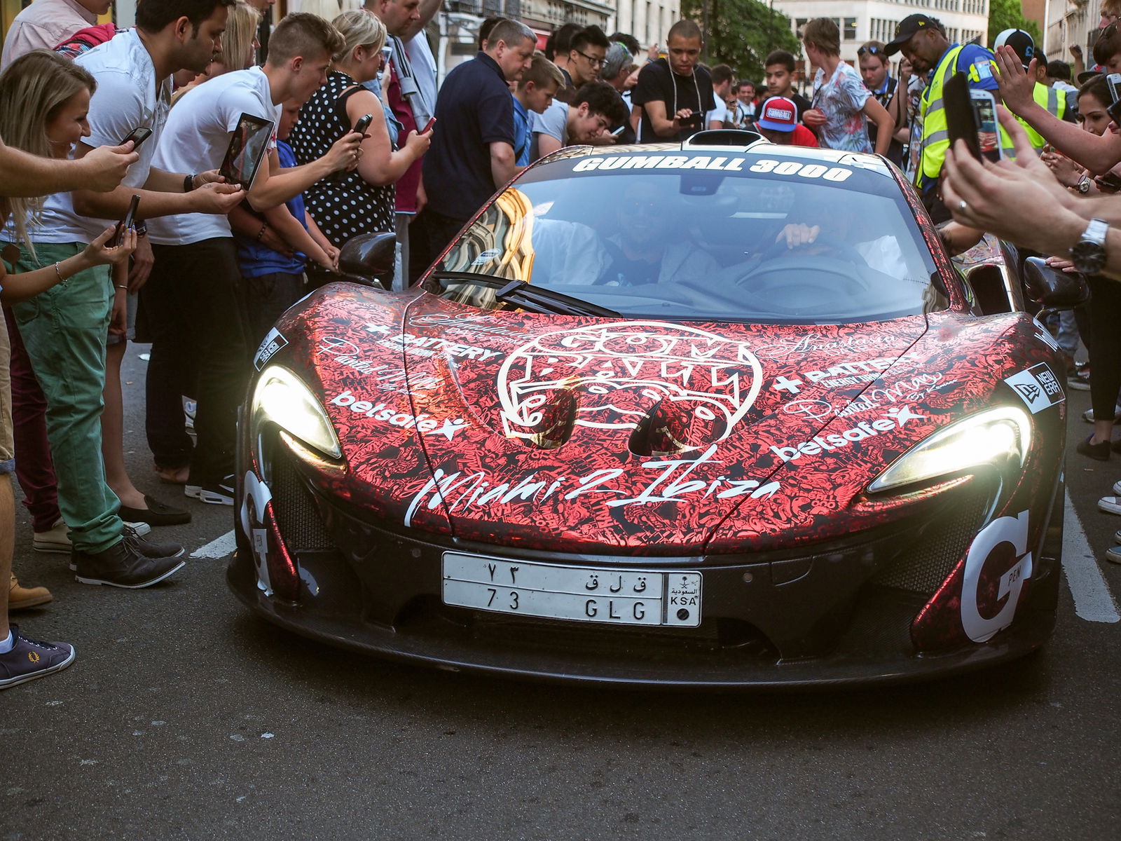 Team Galag's McLaren P1 rolls on through