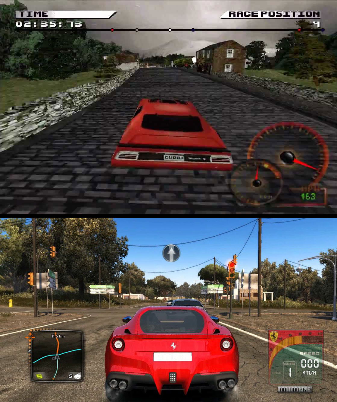 9 Of Your Favourite Racing Games Compared To Their Retro Counterparts
