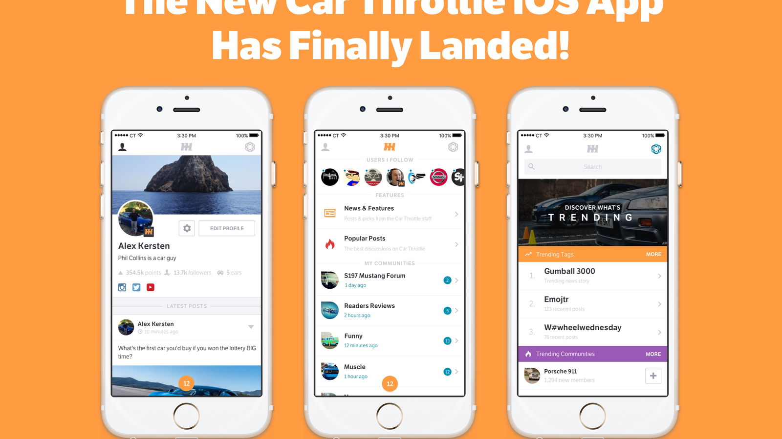 Introducing The New Car Throttle iOS App