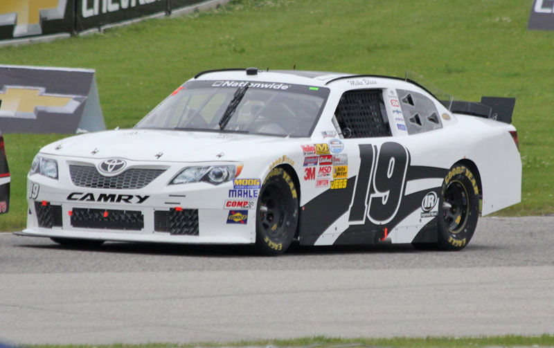 No. 19 Camry driven by Mike Bliss in the Nationwide Series. Photo Wikimedia Commons