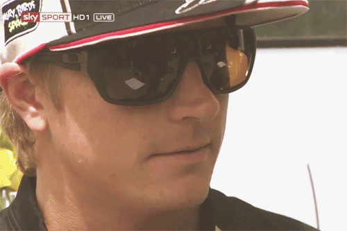 F1 Right Now Summed Up In Kimi Raikkonen Gifs