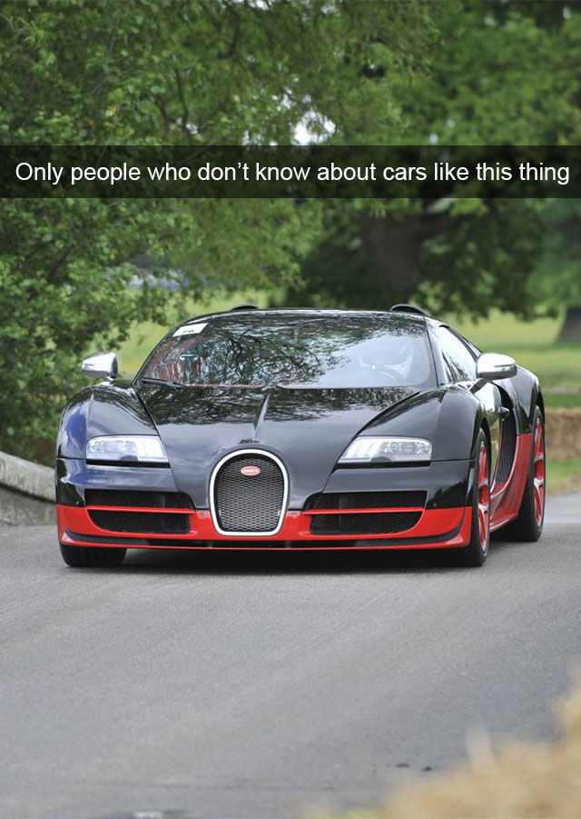 8 Snapchats Only A Car Snob Would Send