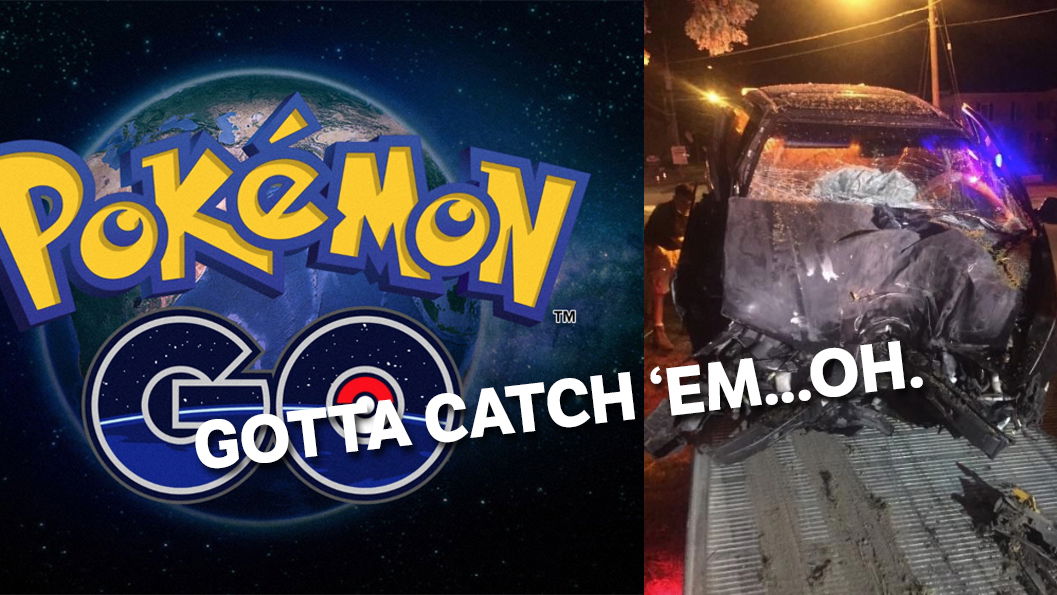 The First Pokemon Go Car Crash Has Already Happened