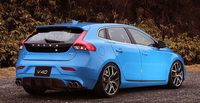 The V40 is already available with Polestar blue paintwork, but it might soon get Polestar firepower to match 