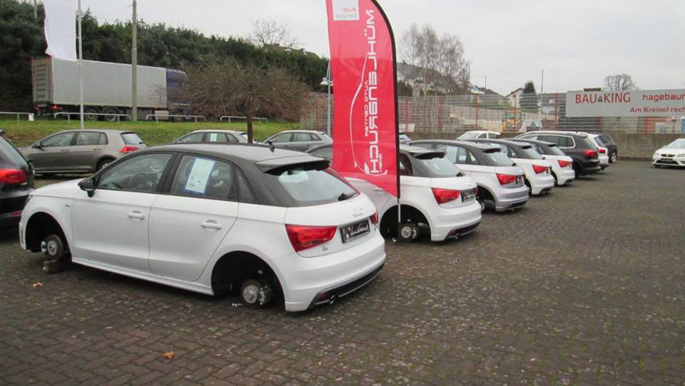 This German Audi Dealership Woke Up To A Nasty Surprise