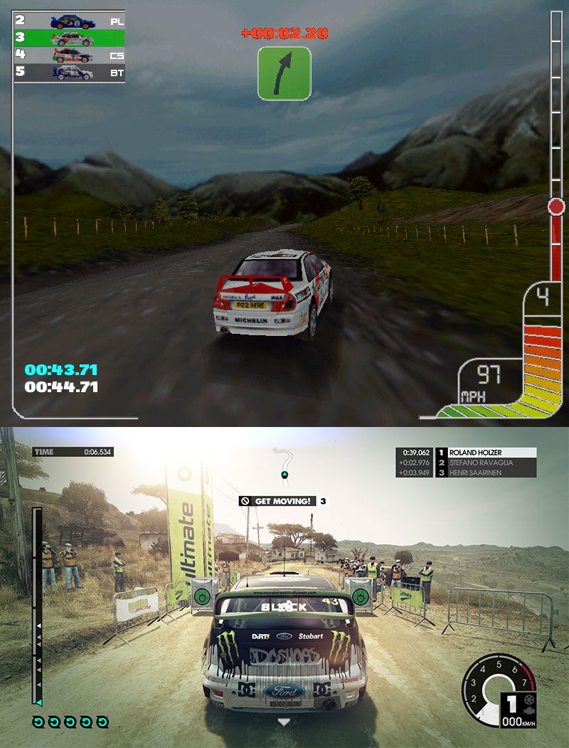 9 Of Your Favourite Racing Games Compared To Their Retro Counterparts