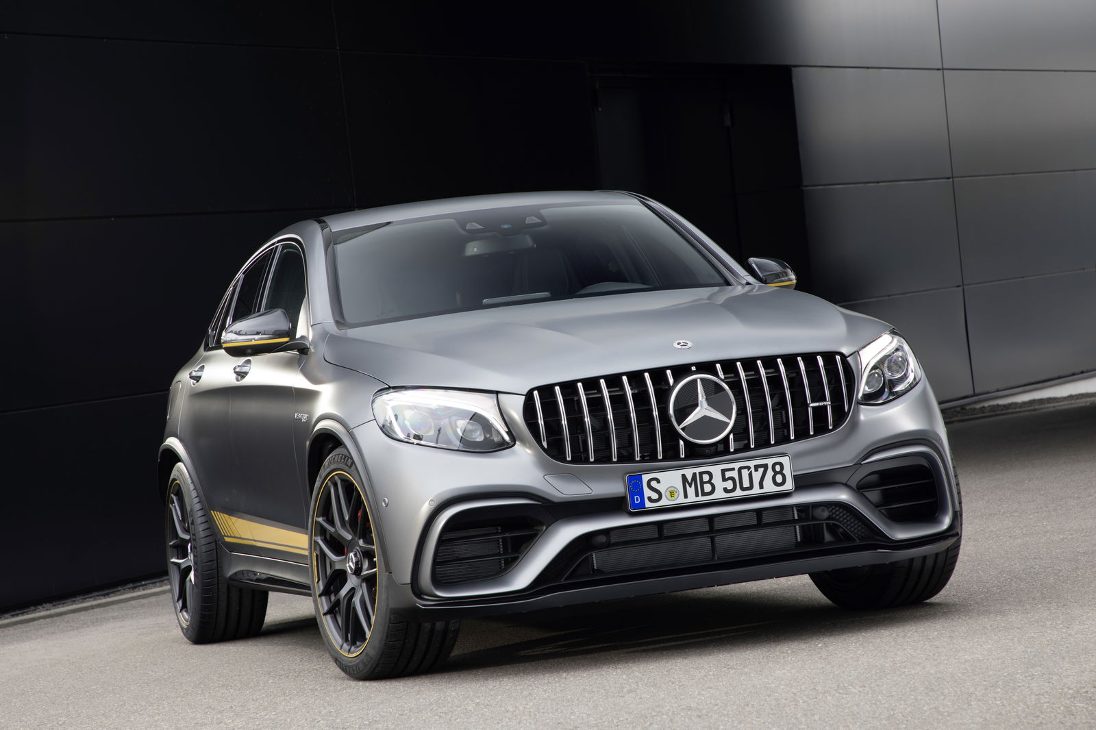 Like matte paint and fancy stripes? The GLC 63 S Coupe Edition 1 might appeal...