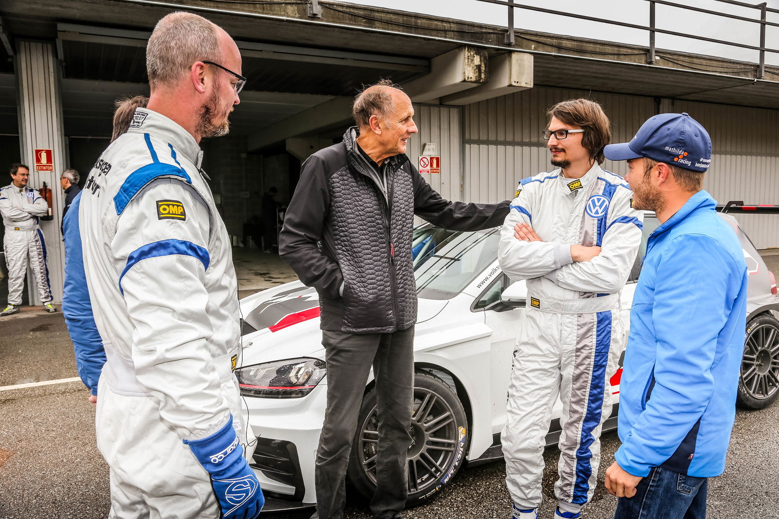 Motorsport legend Hans Stuck appeared to be delighted that I hadn't binned the car