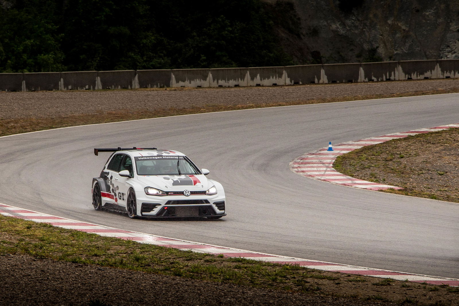 I Drove A VW Golf GTI Race Car On A Soaking Track And Didn’t Die