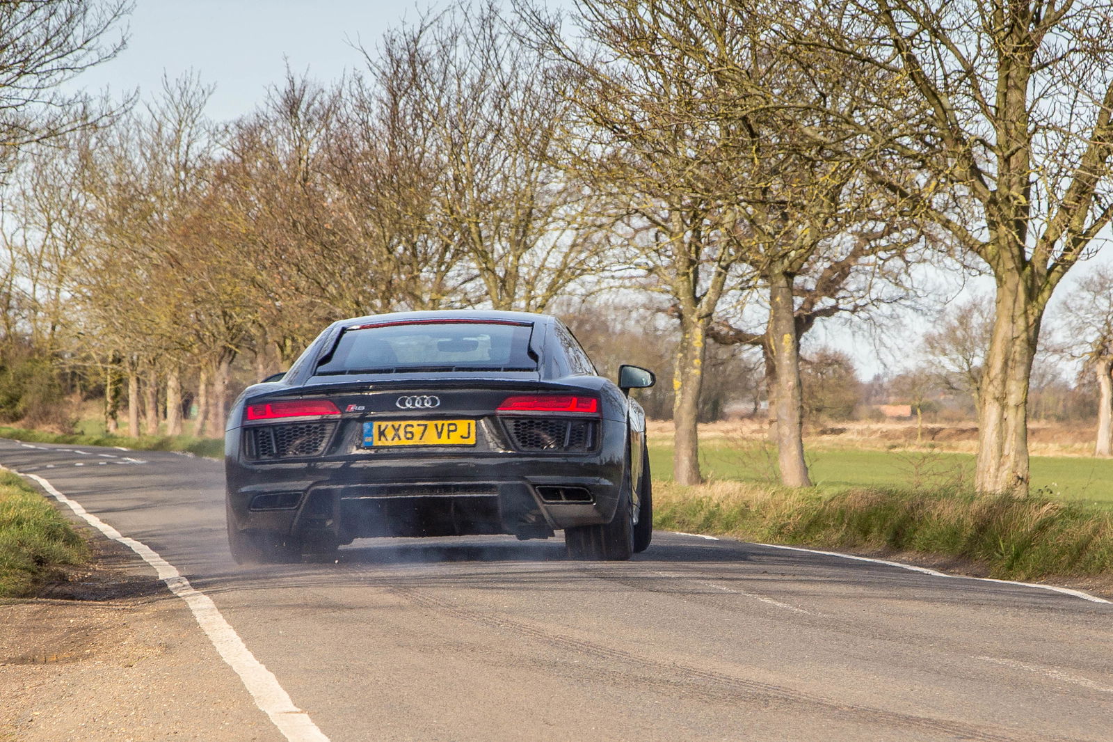 Yep, it's definitely rear-wheel drive...