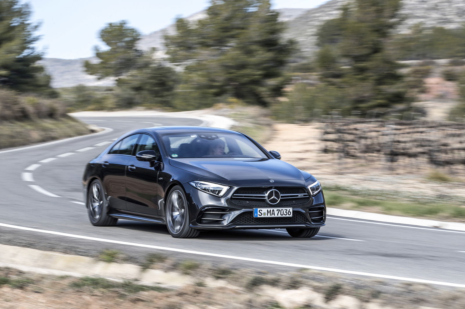 The CLS 53 isn't dramatically different to drive than the 450