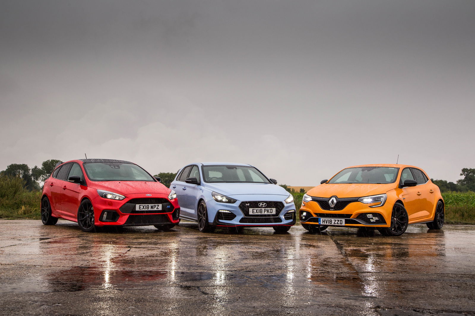 Renault Megane RS Vs Hyundai i30 N Vs Ford Focus RS: Clash Of The Hot Hatch Heroes