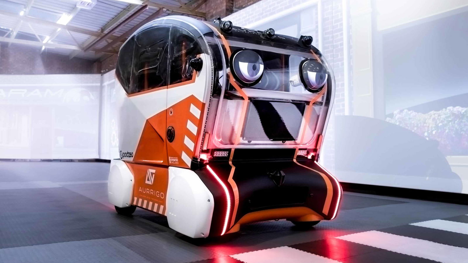 JLR Developed 'Eyes' For An Autonomous Pod And The Results Are Haunting