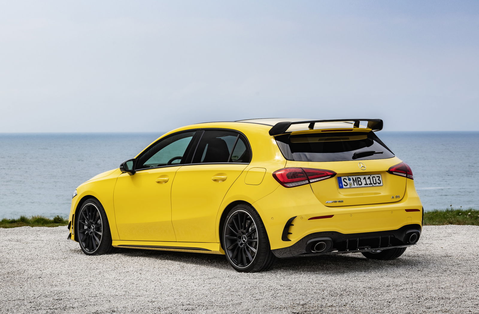 Like the rear wing on the Mercedes-AMG A35? You'll need to spend £2595 on the AMG Aerodynamics Package