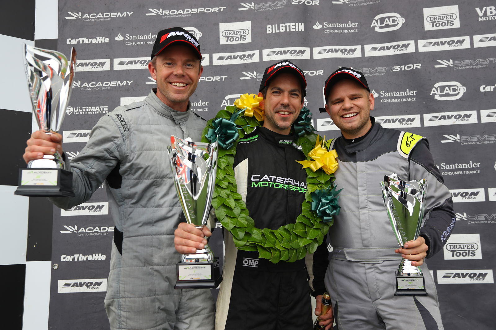Dan Piper won ahead of Greg Monks and 2018 Car Throttle Caterham Academy champion Chris Moore