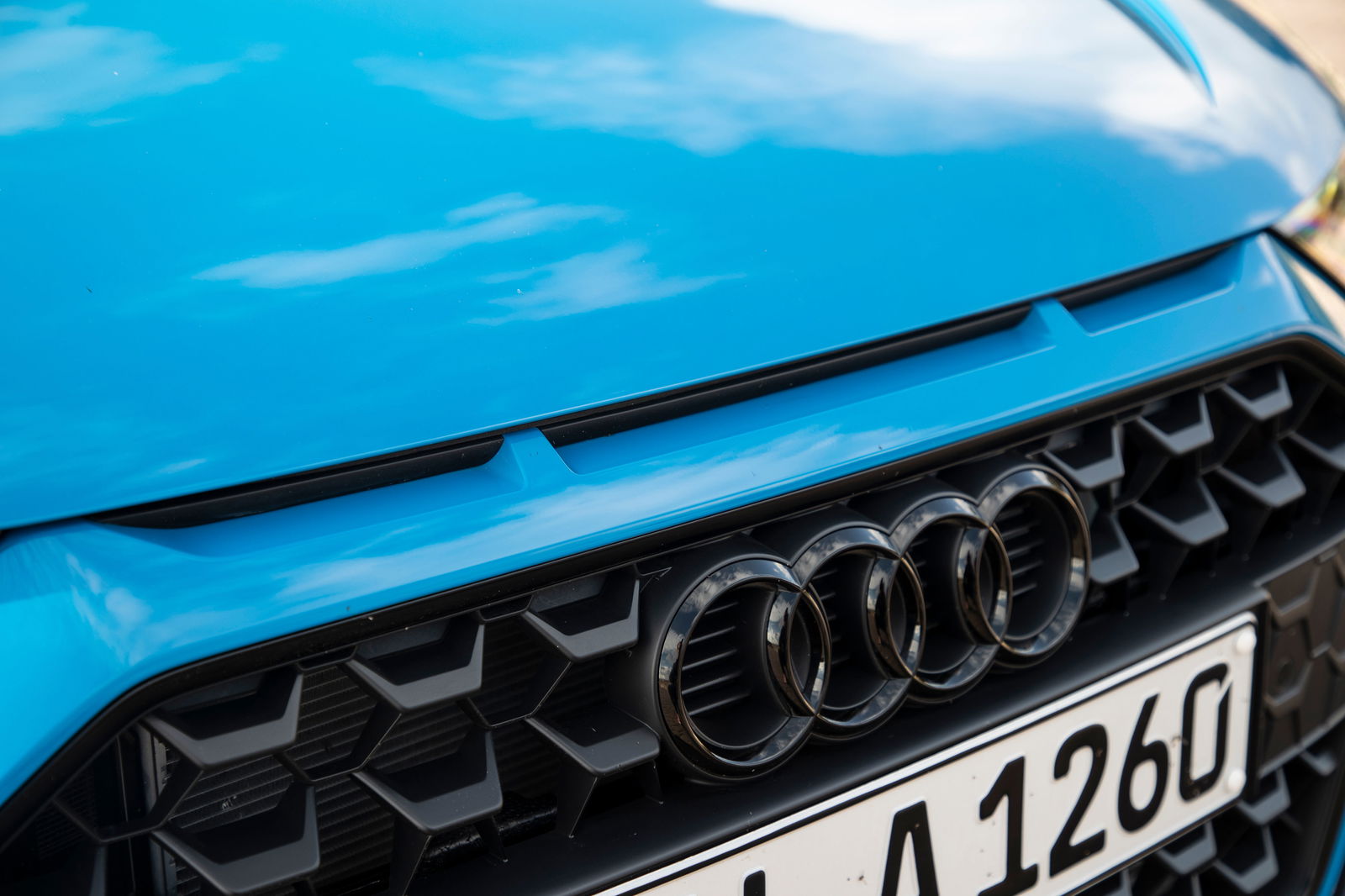 Like the new R8, the A1 has S1 Quattro-esque slats just under the bonnet