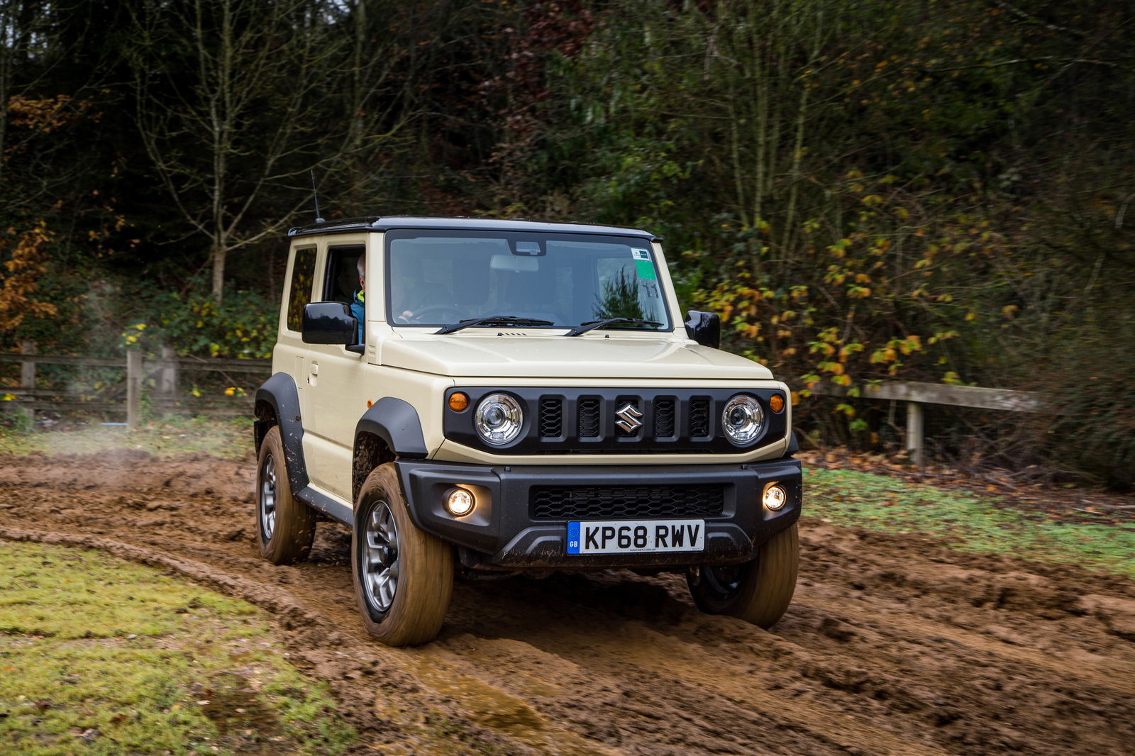 When not in four-wheel drive mode, the Suzuki Jimny's 1.5-litre engine powers the rear wheels exclusively