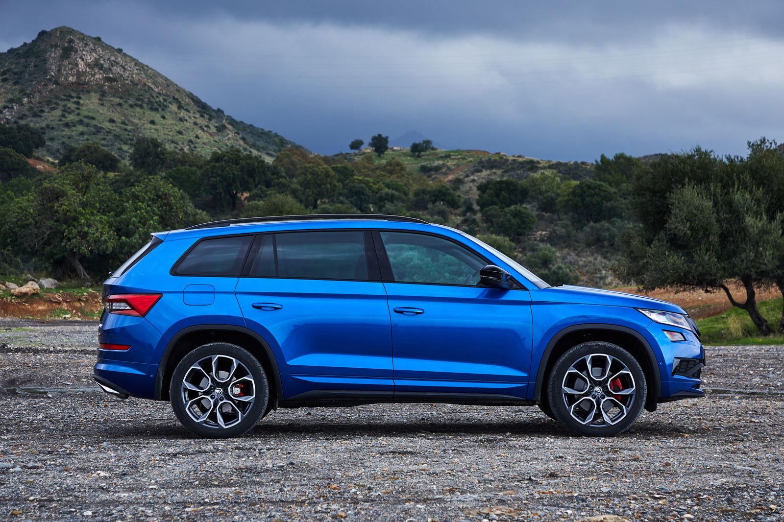 The Kodiaq vRS will do 0-62mph in seven seconds - slower than a VW Tiguan Allspace with the same engine