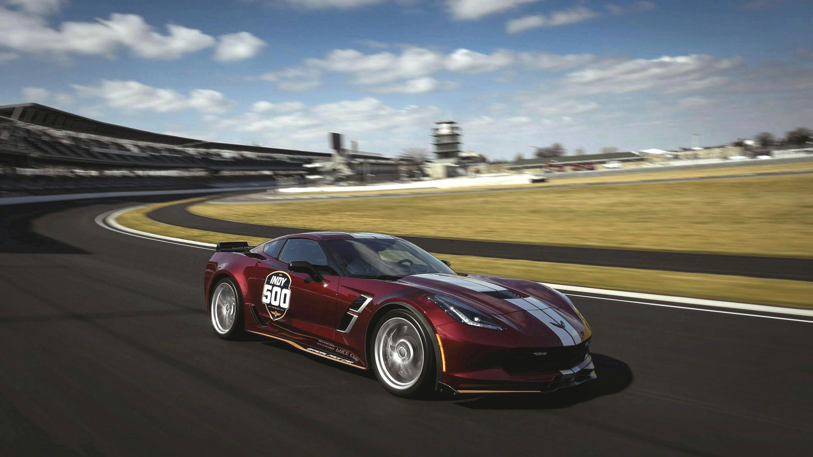 The Latest Indy 500 Pace Car Is A Glorious Burgundy Corvette Grand Sport