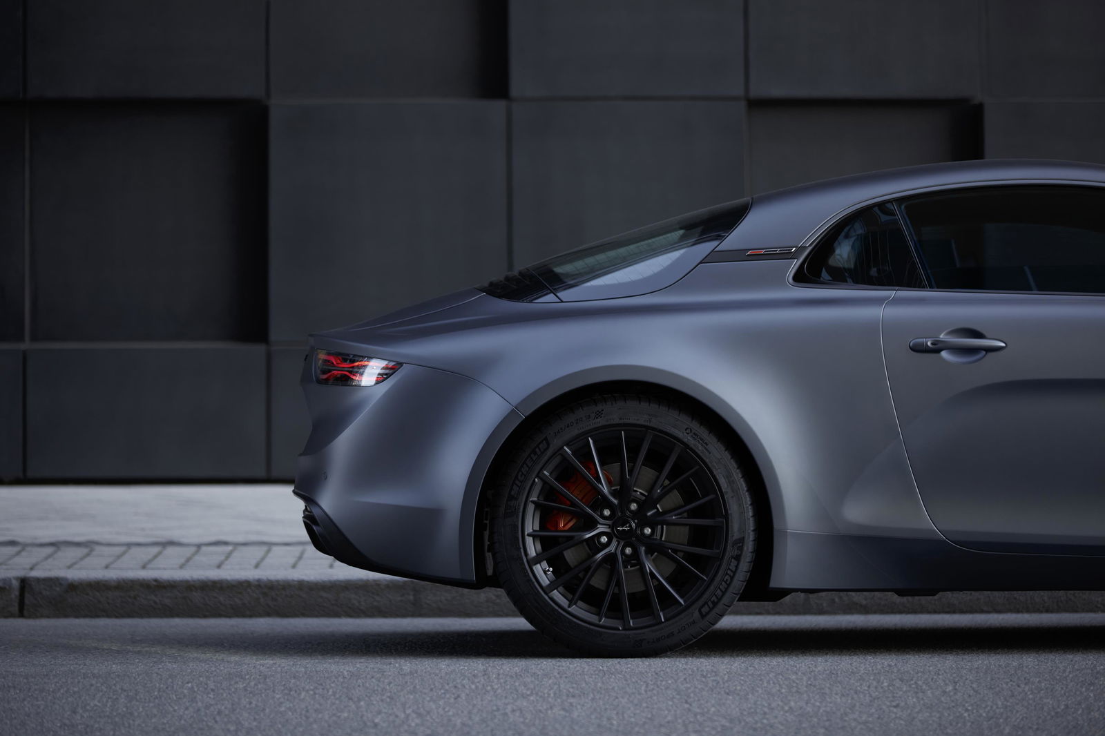 The Alpine A110S has the standard A110's uprated brake option fitted as standard, plus new wheels wearing wider tyres
