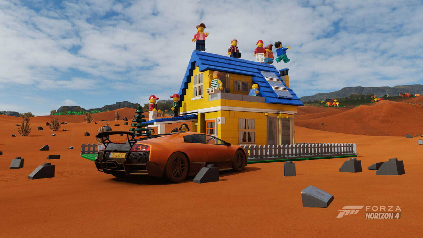 We'd recommend seeking out this house in Forza Horizon 4 Lego Speed Champions...