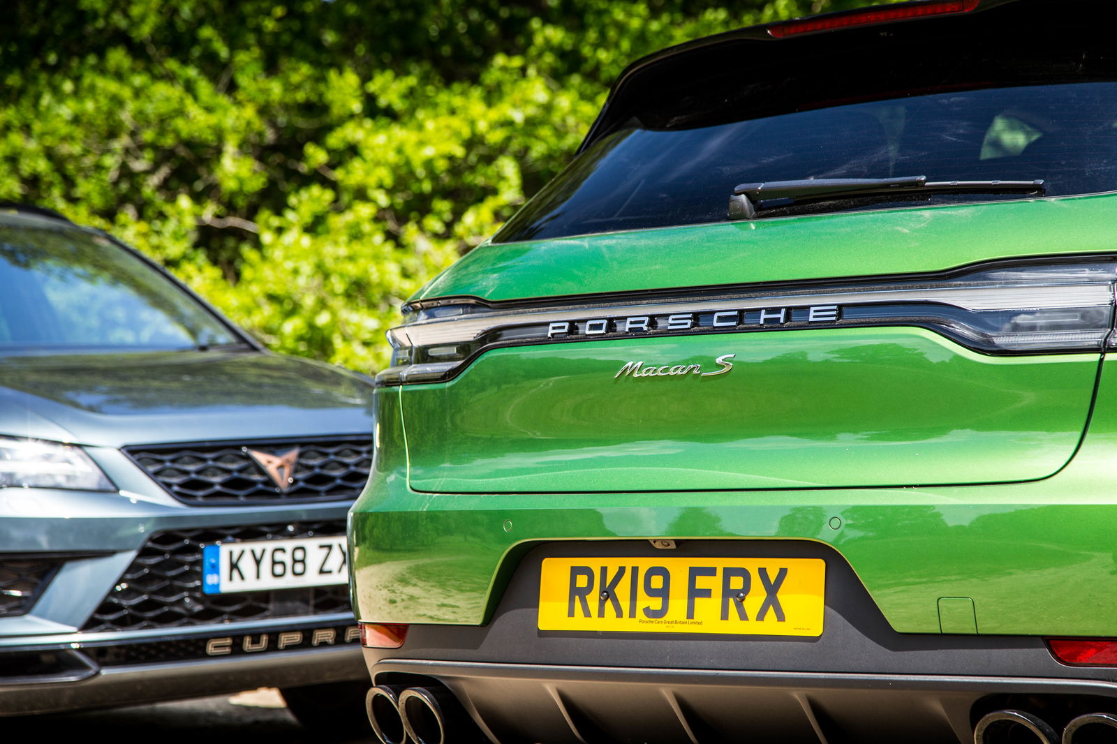 A Porsche Macan S is £50,085 before options, compared to £35,915 for an un-optioned Cupra Ateca
