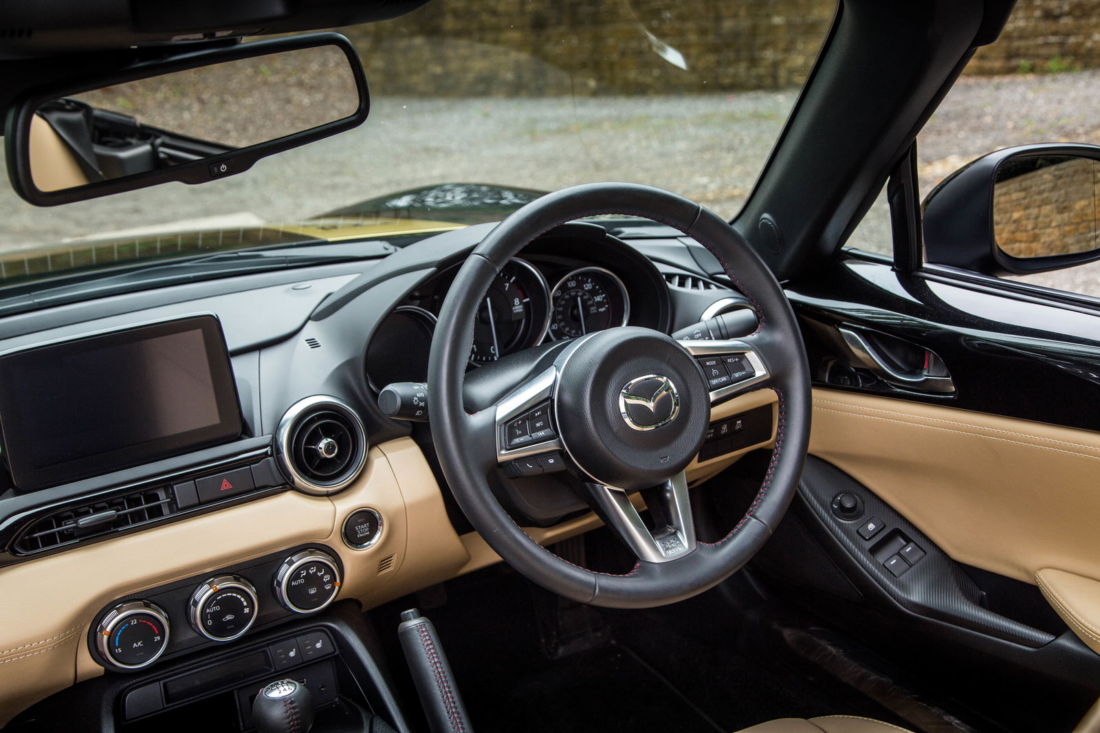 The BBR GTI Super 220 MX-5's interior holds no clues as to what's been done underneath...