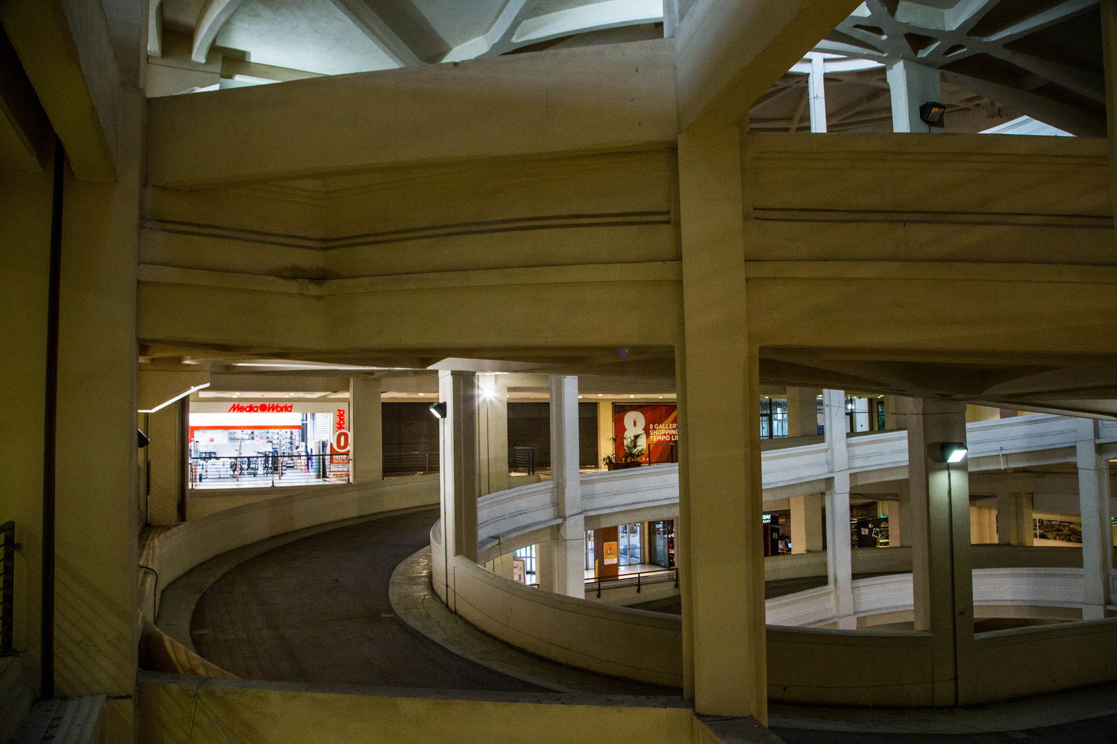 Exploring The Abandoned Test Track On A Shopping Mall Roof