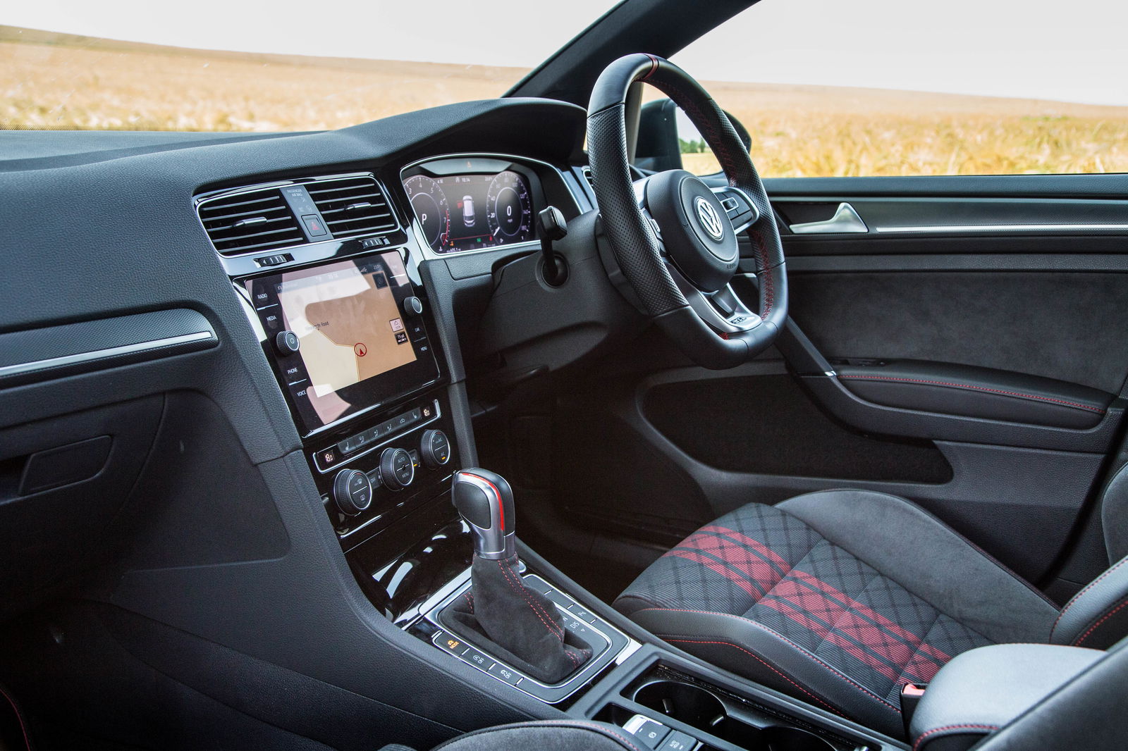 The Golf TCR has a much better cabin than the Megane Trophy