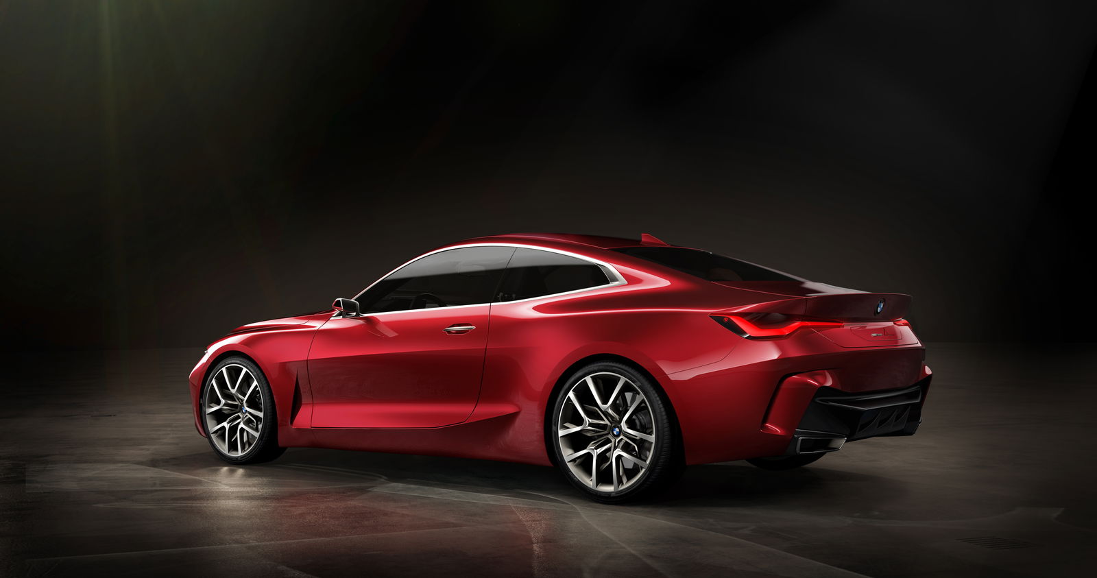 The BMW Concept 4 is perhaps best viewed from this angle...