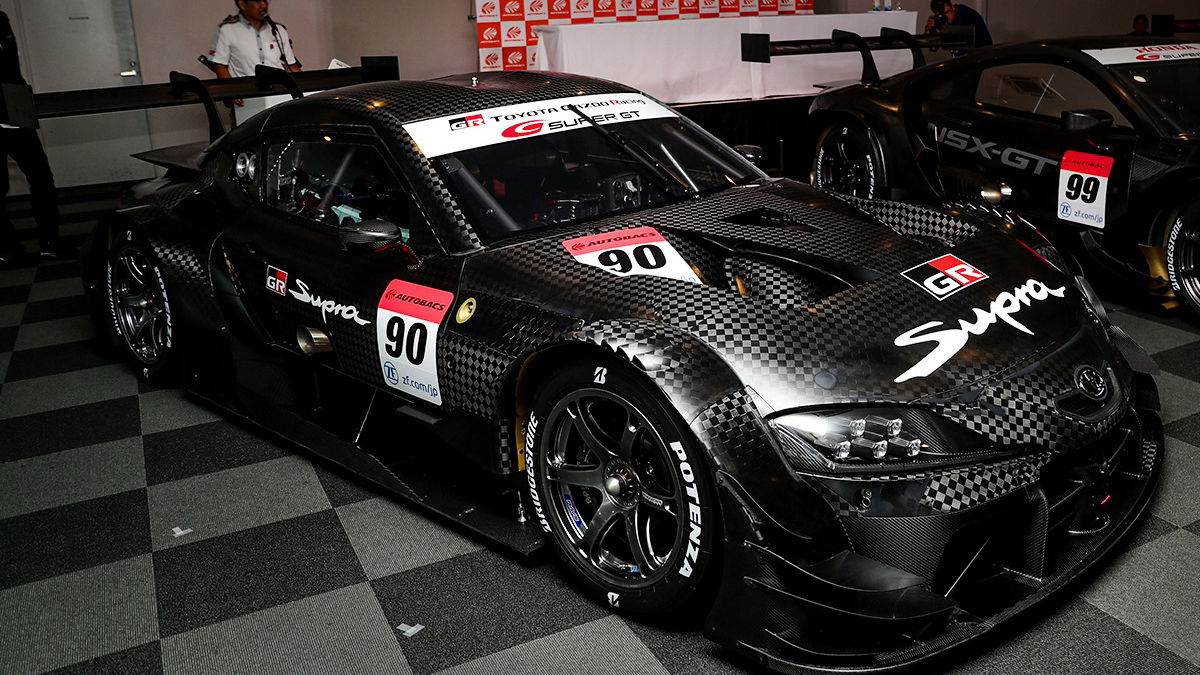 Behold The Super GT Toyota Supra In Its Naked Carbonfibre Glory