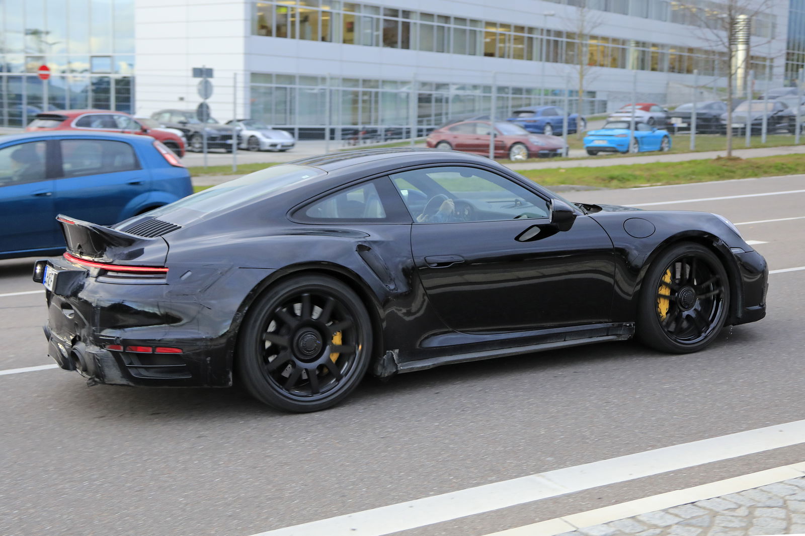 Check Out This 992 Porsche 911 Turbo's Ducktail Spoiler