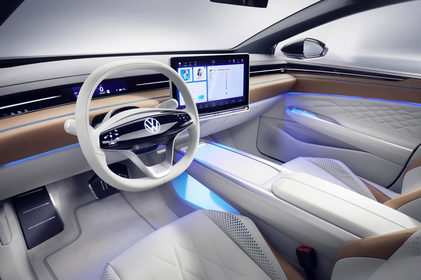 The Production-Previewing VW ID Space Vizzion Is A Fast EV Wagon