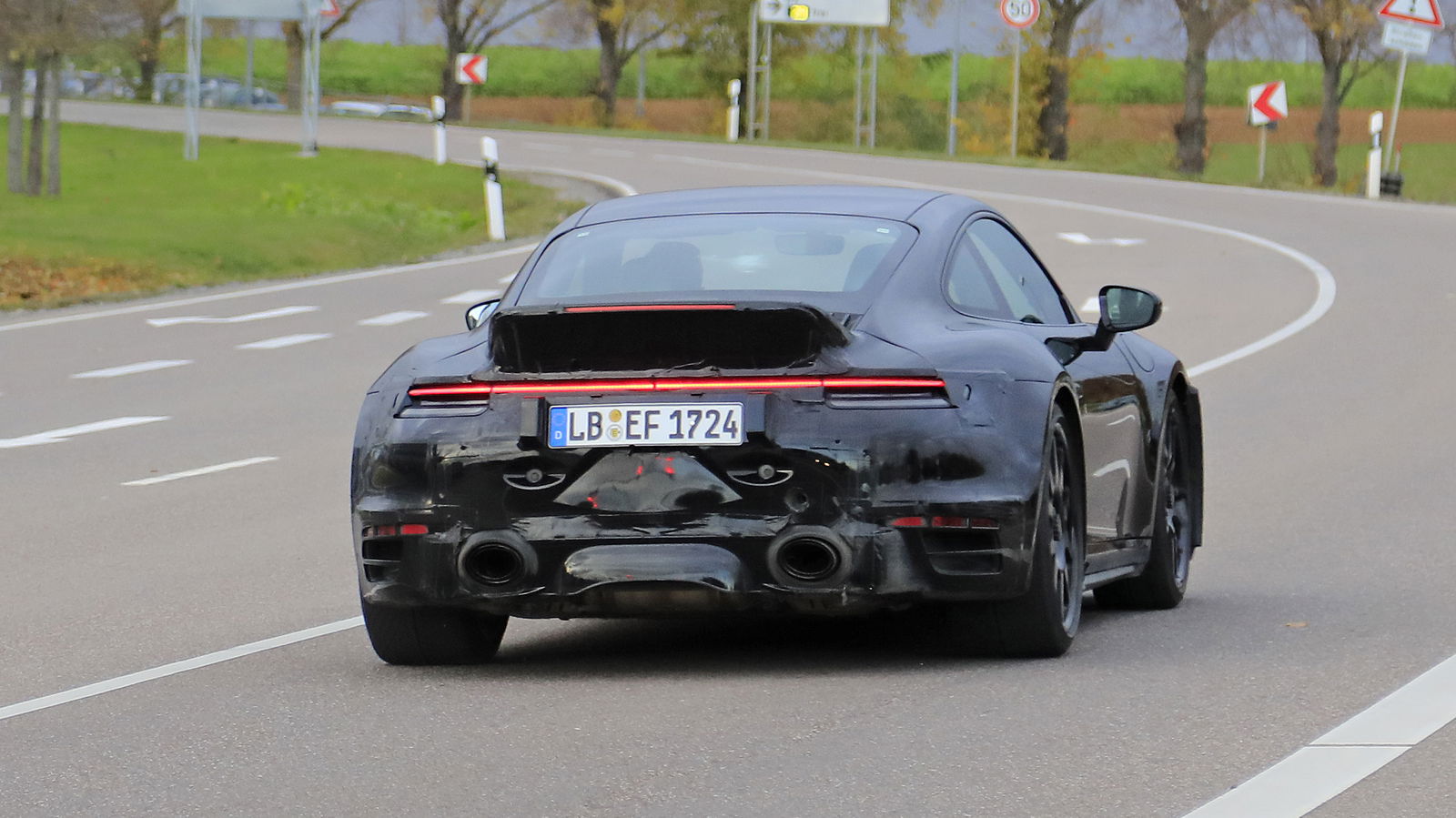 Check Out This 992 Porsche 911 Turbo's Ducktail Spoiler