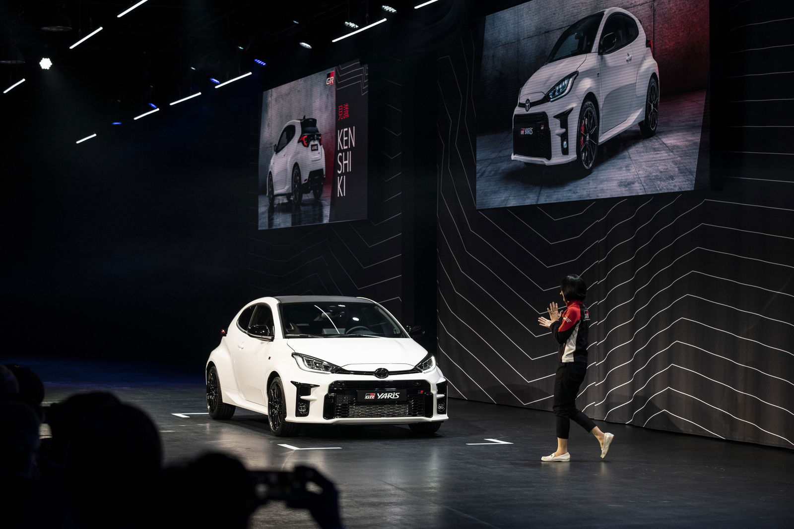 Toyota Gazoo Racing Executive General Manager Yumi Otsuka introduces the GR Yaris